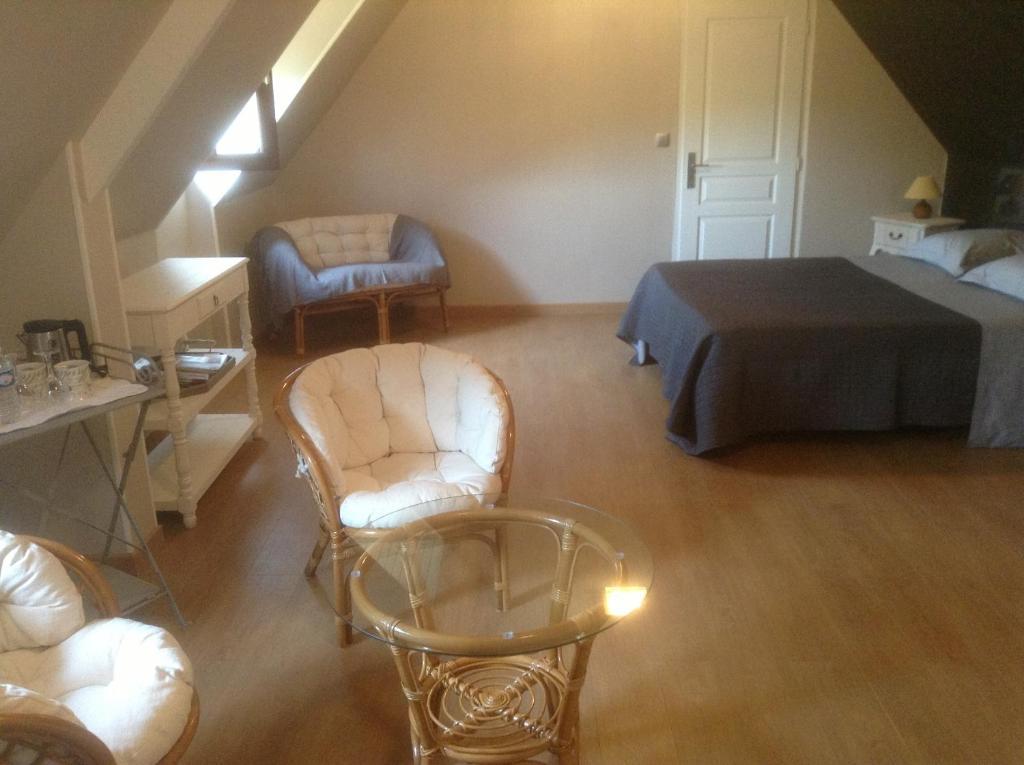 Chambres D'Hotes Le Pressoir Saint-Martin-de-Boscherville Oda fotoğraf
